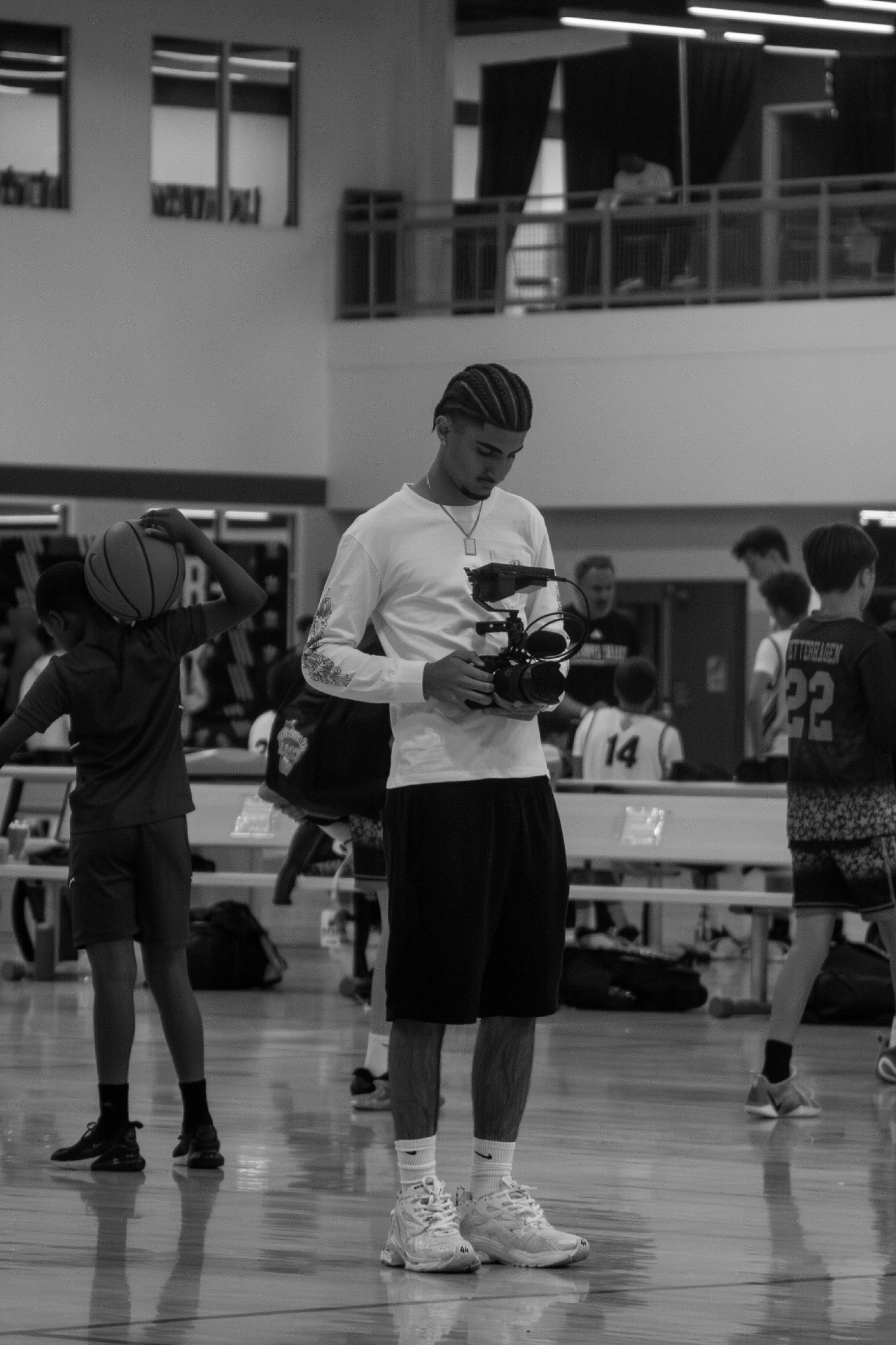 Rj behind the camera